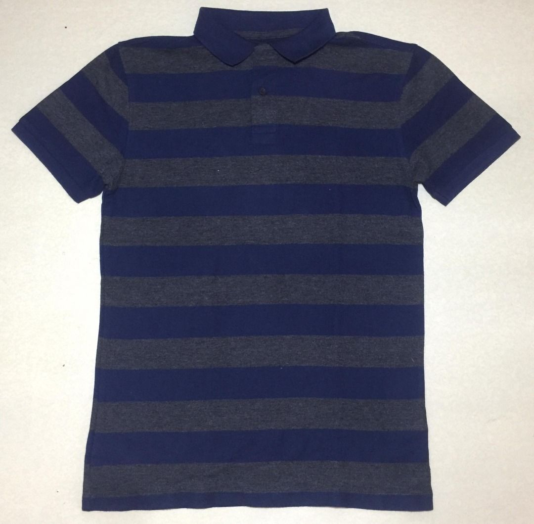 Cedarwood State Stripe Navy Blue and Gray Polo Shirt Men s Fashion Tops Sets Tshirts Polo Shirts on Carousell