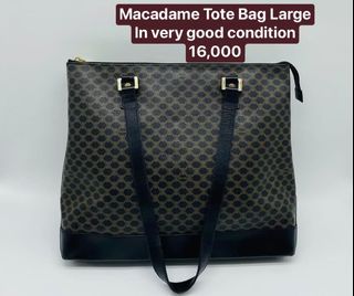 Celine Macadame Tote Bag Large