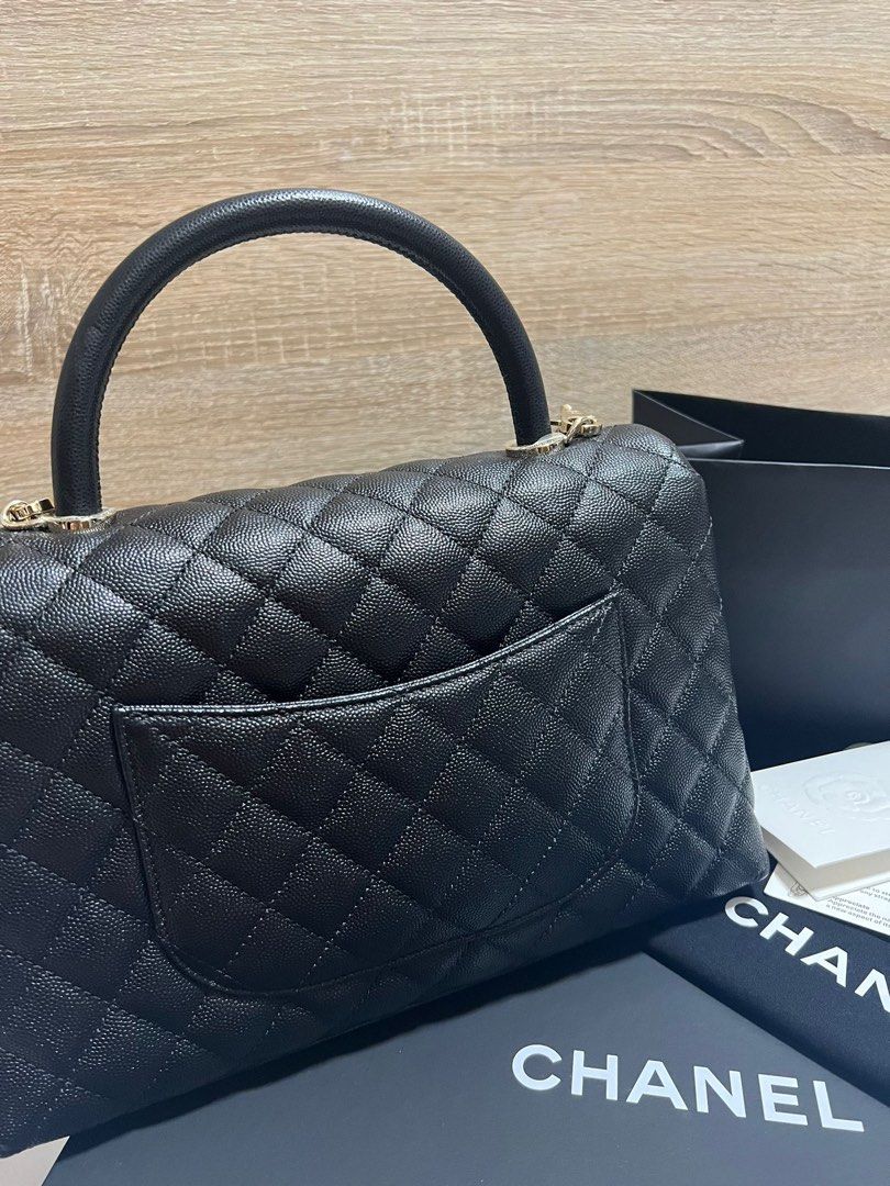 Chanel Coco Handle Medium Size, Luxury, Bags & Wallets on Carousell