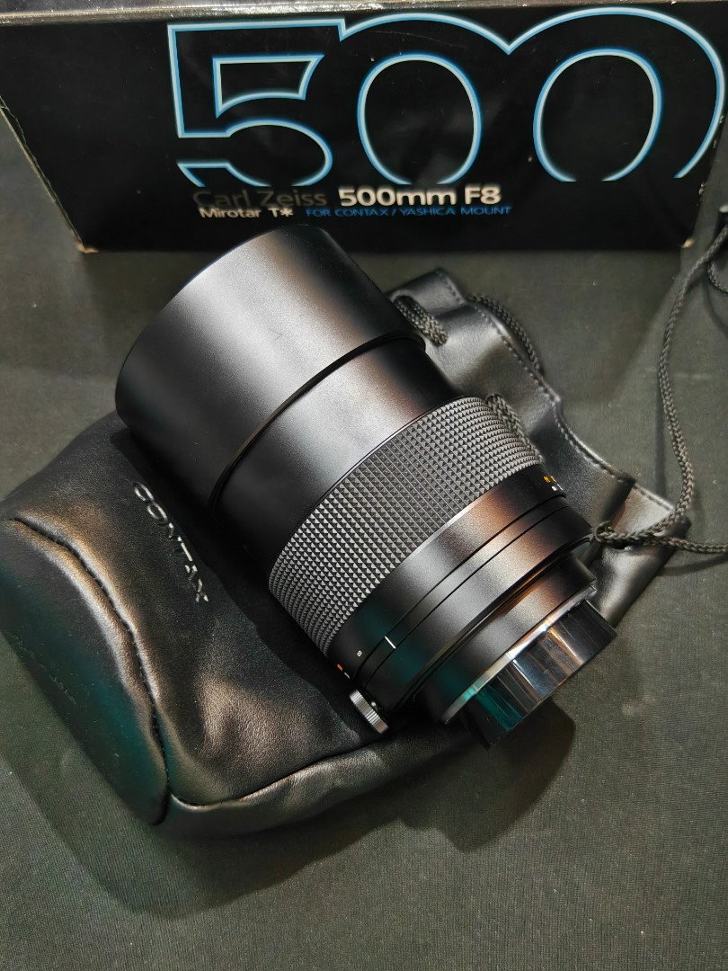 好評安いCONTAX Carl Zeiss Mirotar 500mm F8 美品 レンズ(単焦点)