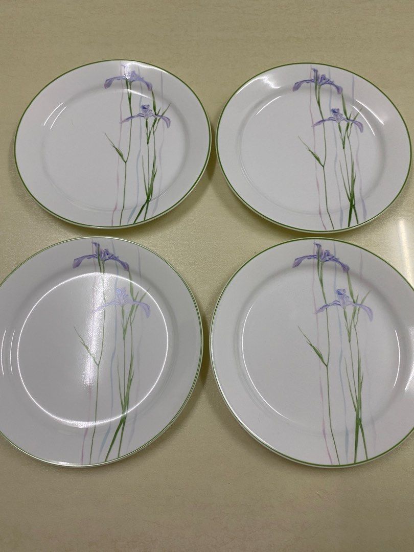 Corelle Shadow Irish dinner plates, Furniture & Home Living