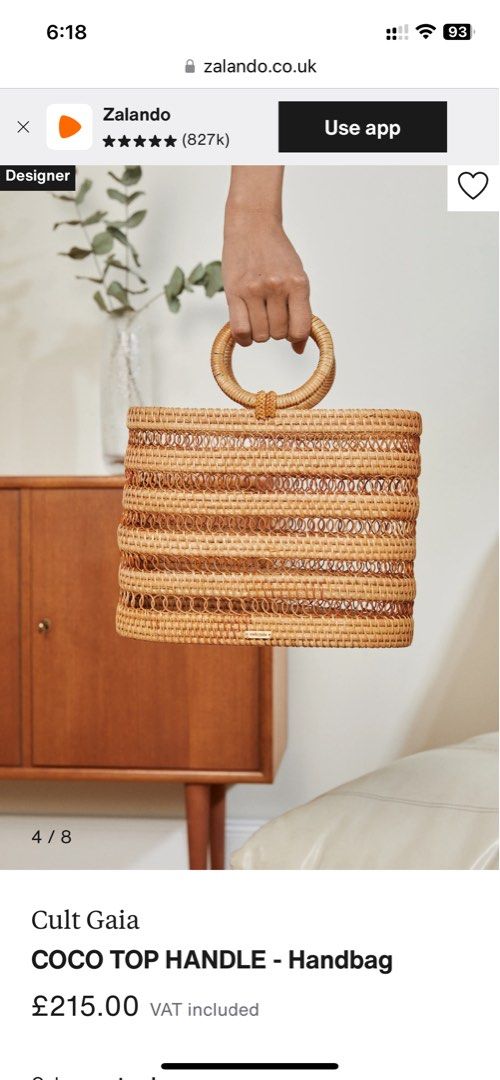 Cult Gaia Coco Ratten Bag