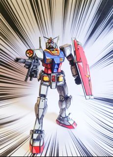 Repaint Gunpla PGZ: Manga Colored Gundam Figure – Lyk Repaint