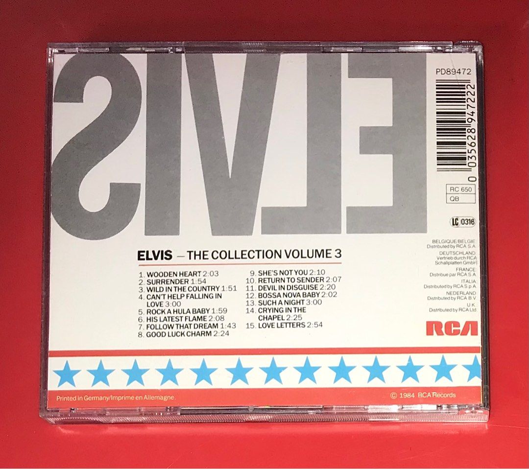 The Album Collection Elvis Presley RCA Records Music CDs Elvis