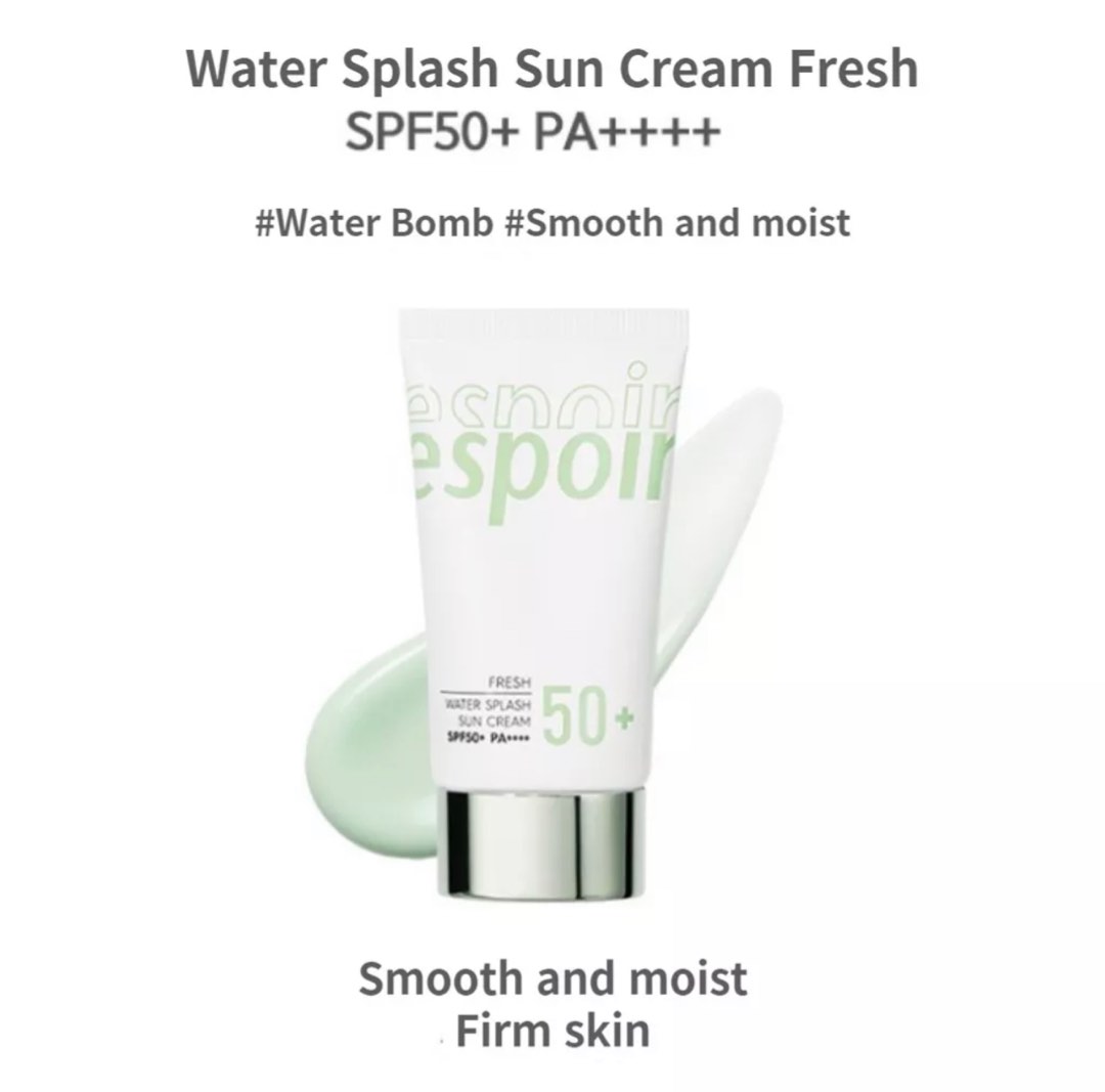Espoir Water Splash Sun Cream (Fresh) Sunblock, Beauty & Personal Care