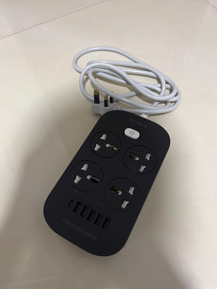 Extension Plug with USB ports, TV & Home Appliances, Electrical