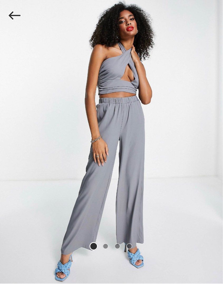 Buy Tailored Crepe Super Wide Trousers from Next