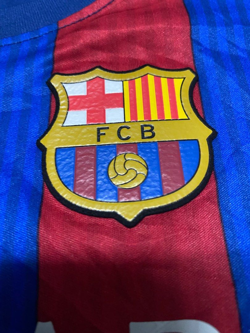 FCB MESSI Soccer jersey on Carousell