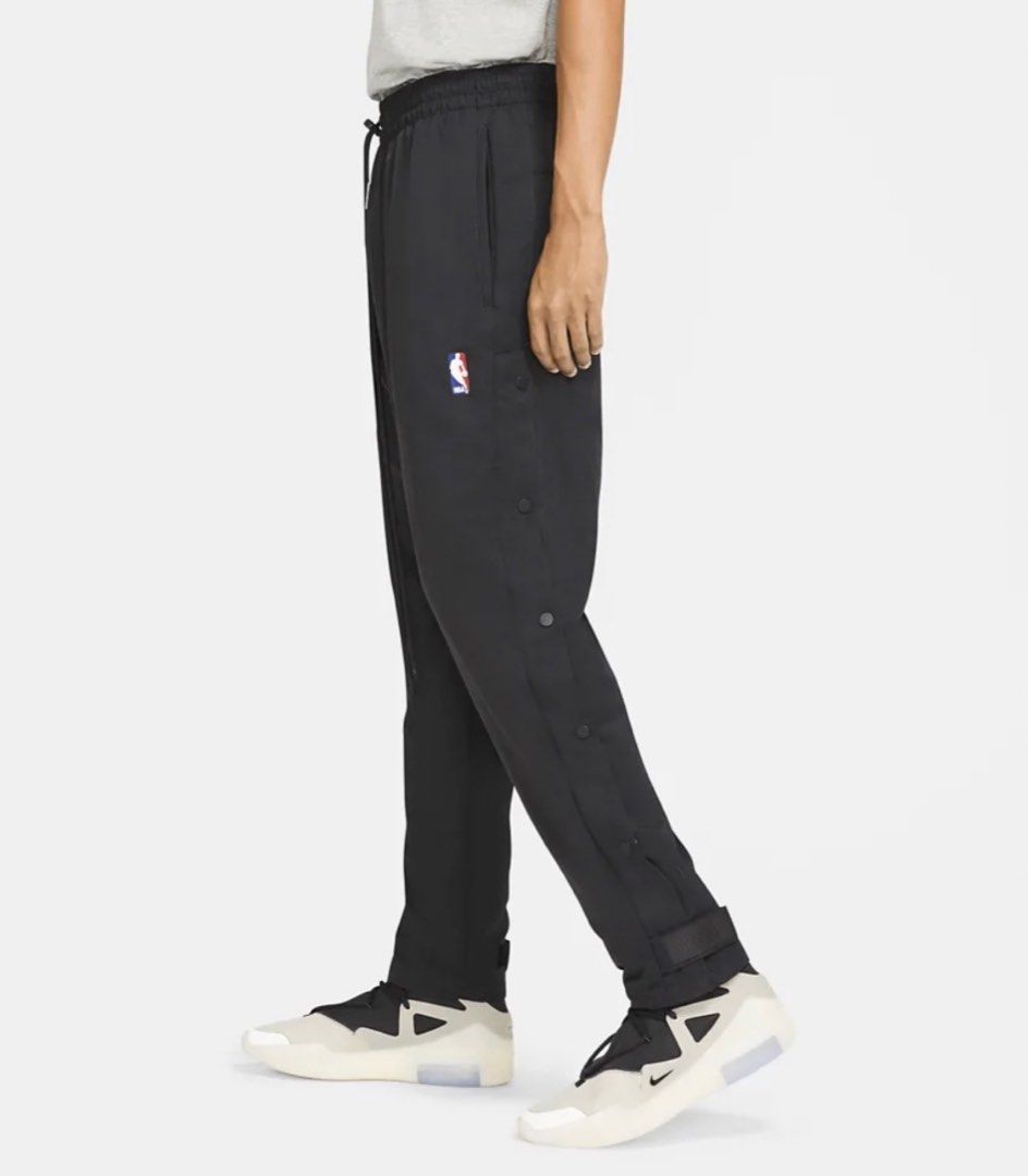 Fear of God x Nike NBA Nylon Warm Up Pants Off Noir, Men's Fashion,  Bottoms, Joggers on Carousell