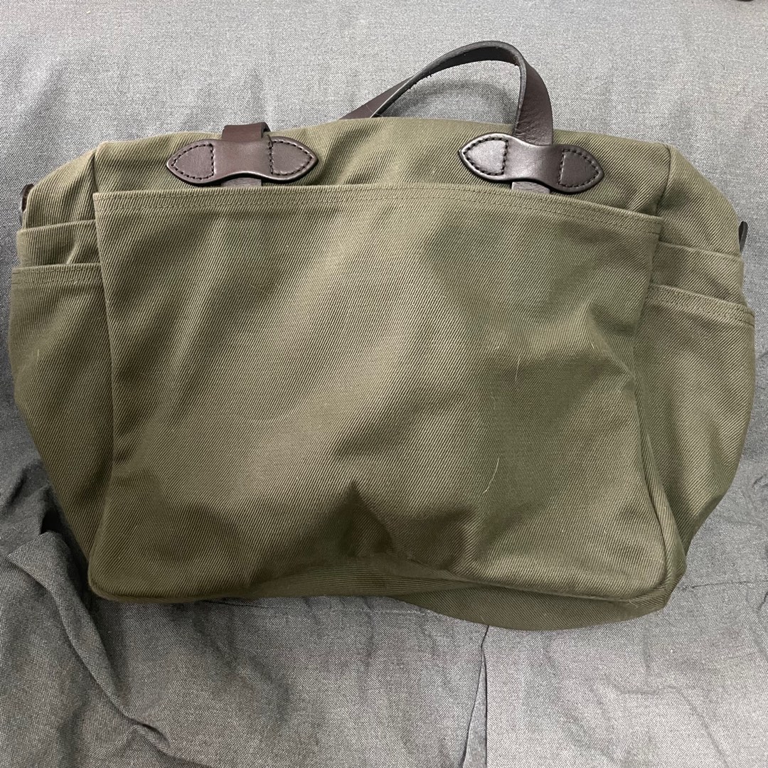 Filson Rugged Twill Tote Bag with zipper (Otter green), 女裝, 手袋及銀包, Tote