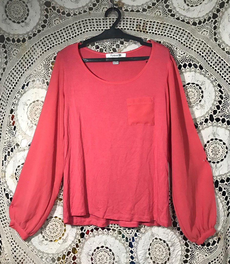 Forever 21 blouse, Women's Fashion, Tops, Blouses on Carousell