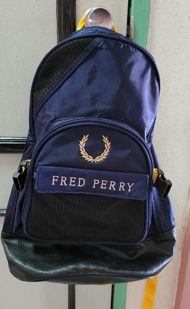 Fred Perry Backpack, Men's Fashion, Bags, Backpacks on Carousell