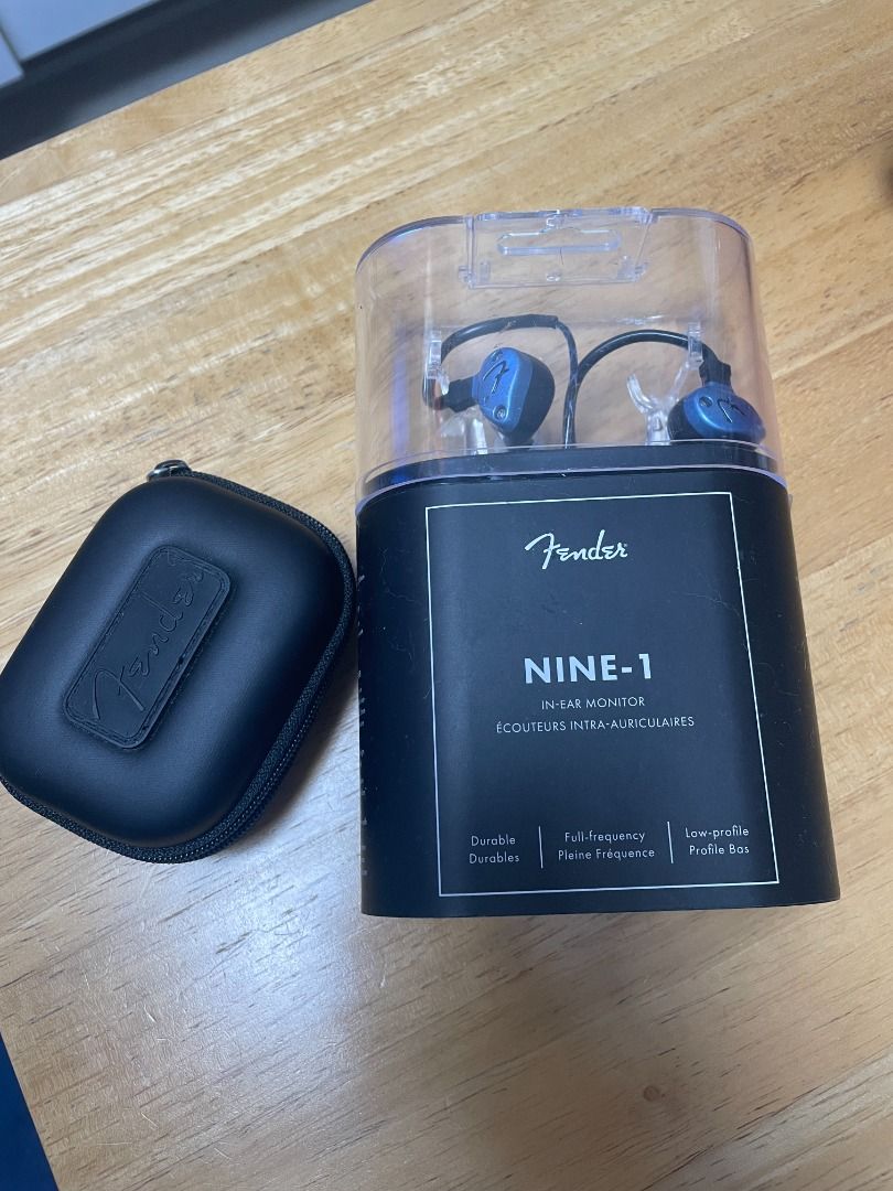 Full set FENDER NINE 1 earphones headset, 音響器材, 耳機 Carousell