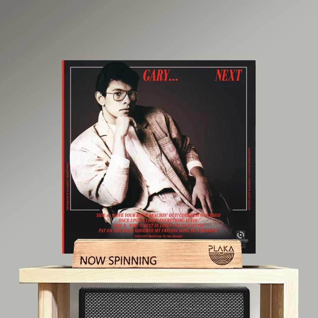 Gary V. - Next Vinyl LP Plaka (Category: Vinyls) located in Manila. Submitted by plaka.mnl (Listing ID 1228956920, Image 1). Description: Gary Valenciano - Gary..Next Php 1,699 Track List: Side A: 1. Move Your Body 2. Reachin” Out 3. Courtesy Of Video 4. Once Upon A Life 5. Everything Is You Side B: 1. Who’s The Next 2. “Di Na Natuto 3. Pat On The Back 4. Goodbye My Friend 5. Song To A Mother.