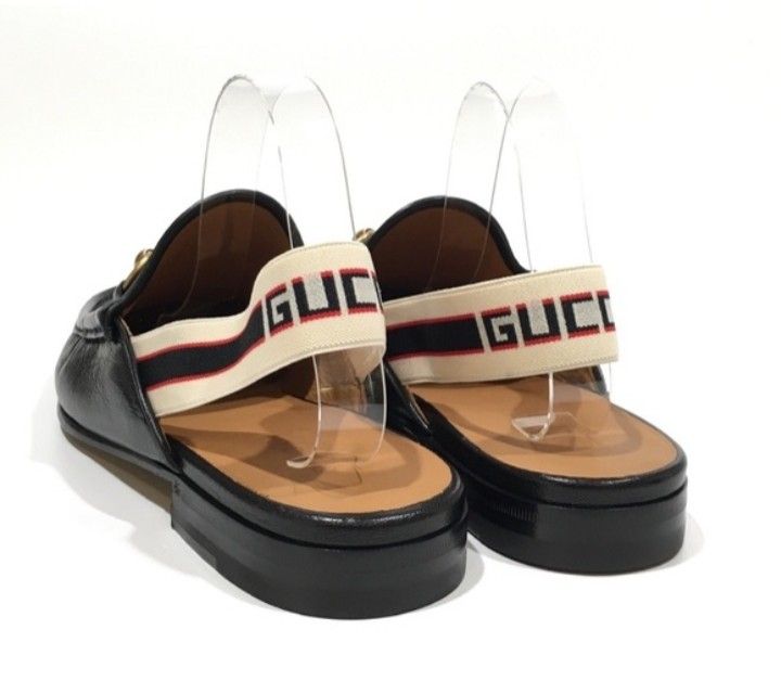 Horsebit gucci stripe best sale slingback slipper