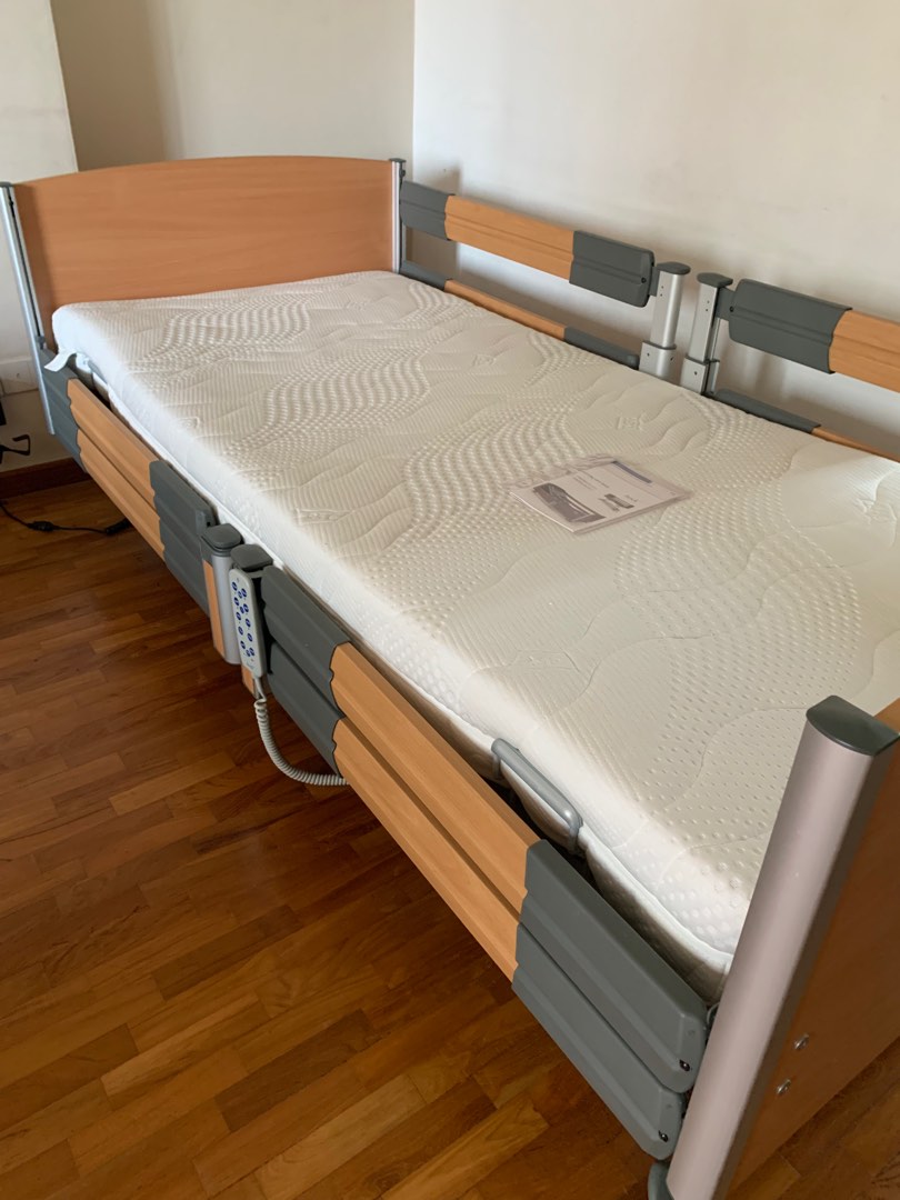 Geriatric bed, Furniture & Home Living, Furniture, Bed Frames