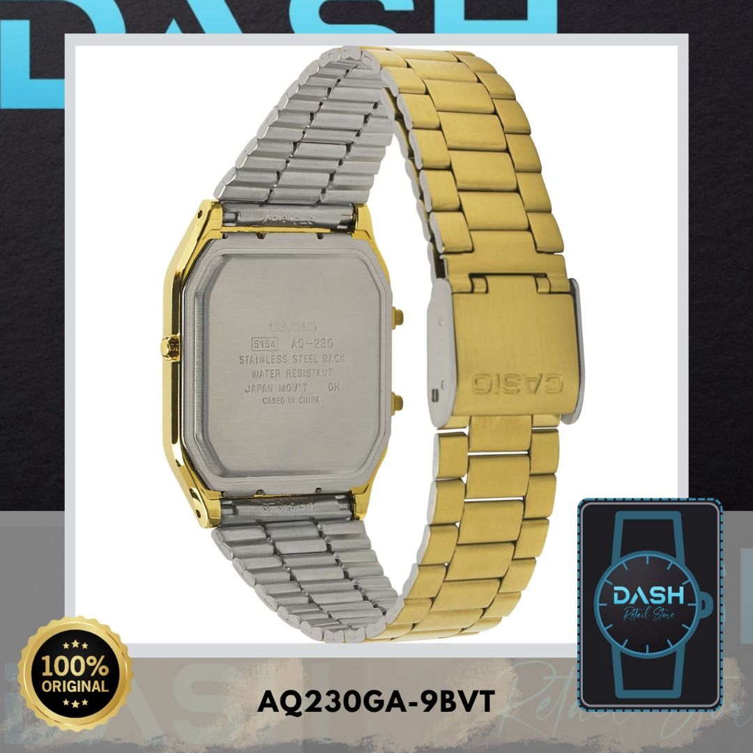 Casio Classic AQ-230GA-9B – Orologio Unisex Con Doppio Fuso E Cronometro - 4