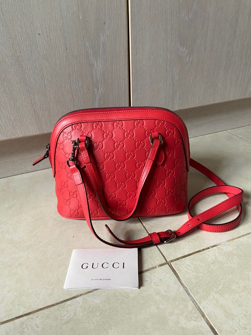 Gucci Red Sling Bag Luxury Bags Wallets on Carousell