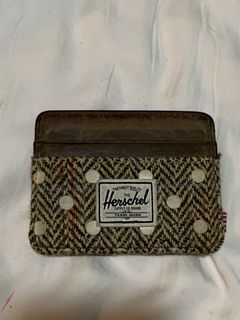 Herschel x Harris Tweed card holder
