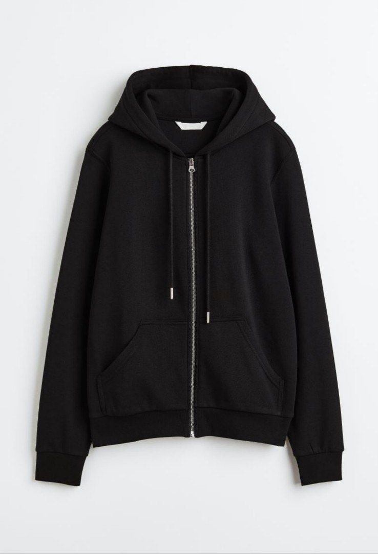 White hoodie h shop and m