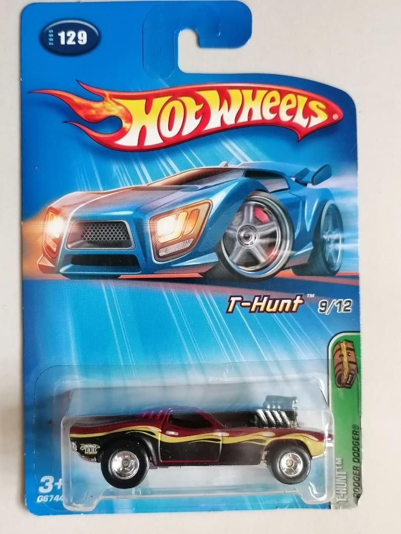 Hot Wheels 2005 Treasure Hunts 9 12 Rodger Dodger Metalflake Dark Red