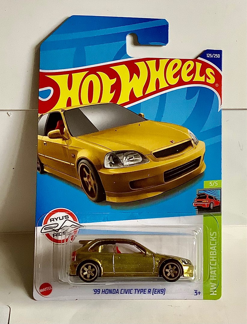 Hotwheels '99 Honda Civic Type R (EK9) / 2022 Super Treasure Hunt