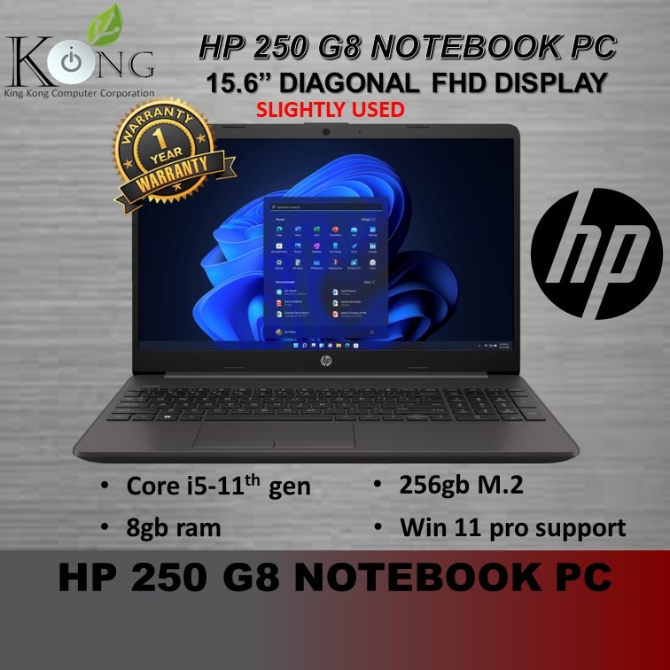*HP 250 G8 NOTEBOOK PC LAPTOP*(SLIGHTLY USED), Computers & Tech ...