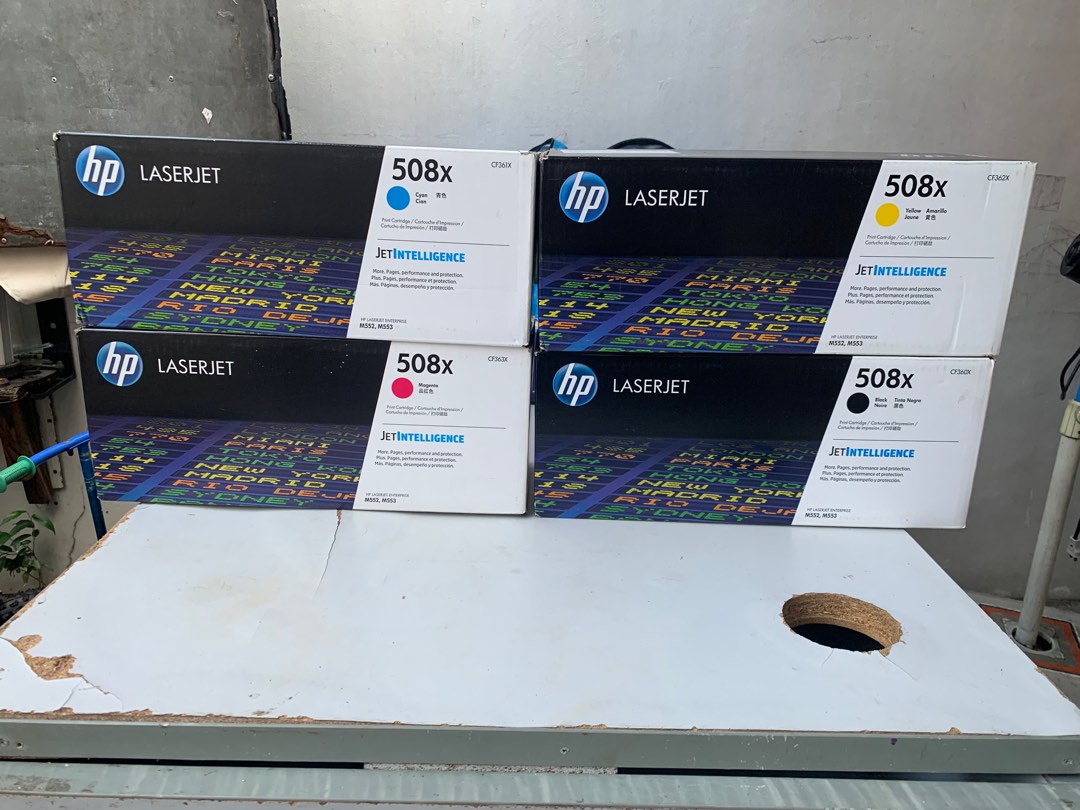 HP Original Laser Toner Set for HP laserjet Enterprise M552, M553