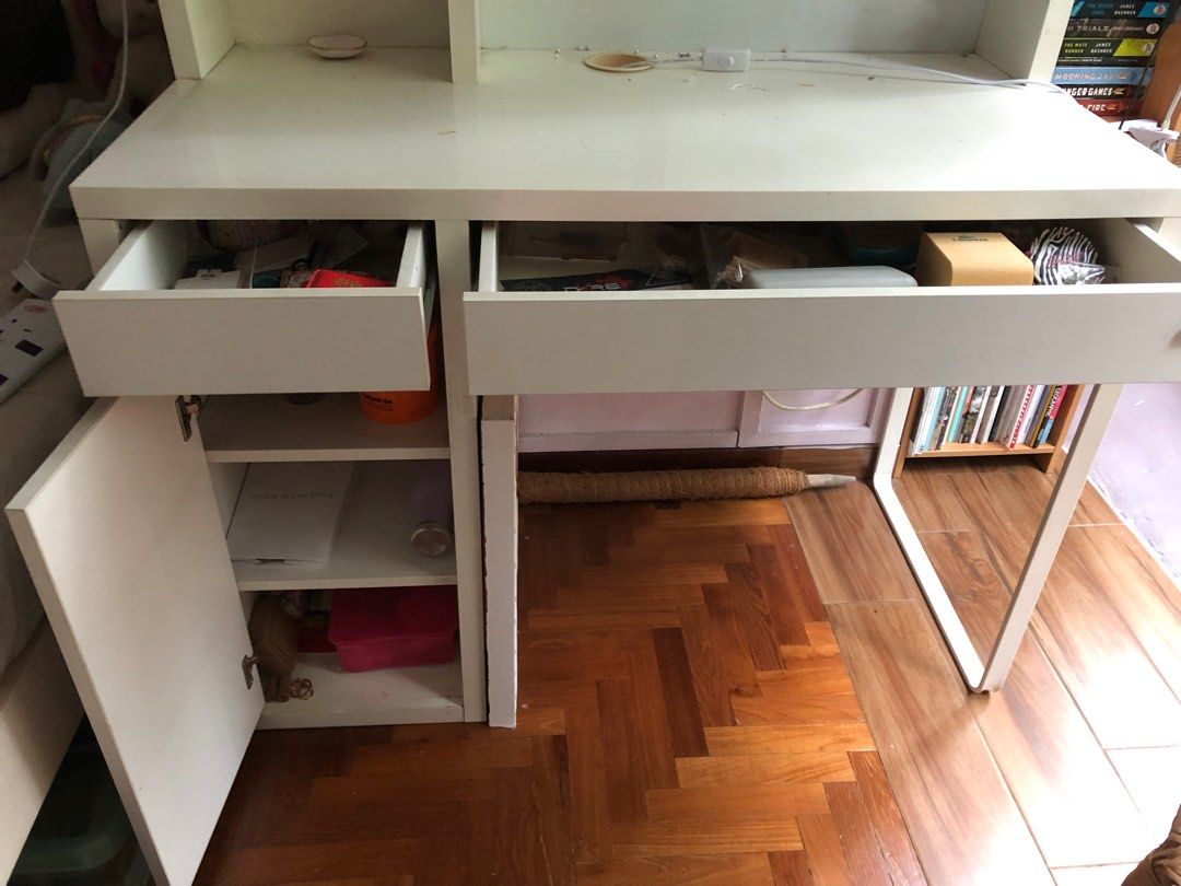 IKEA Micke study desk, Furniture & Home Living, Furniture, Tables