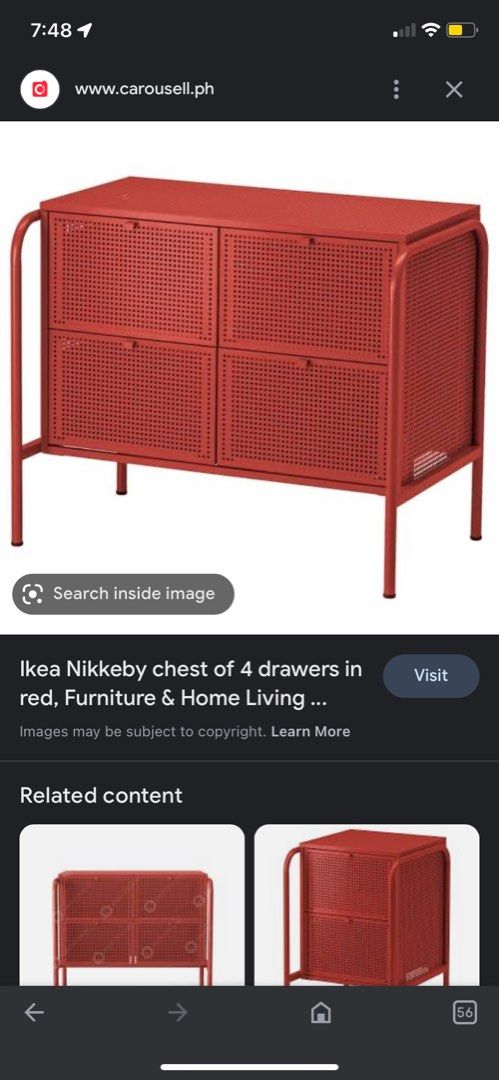 IKEA NIKKEBY チェスト 2×1