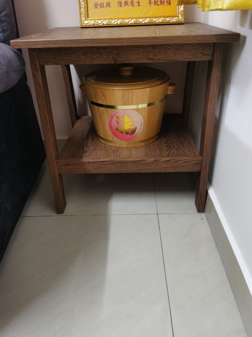 IKEA Wooden Side Table LUNNARP, Furniture & Home Living, Furniture