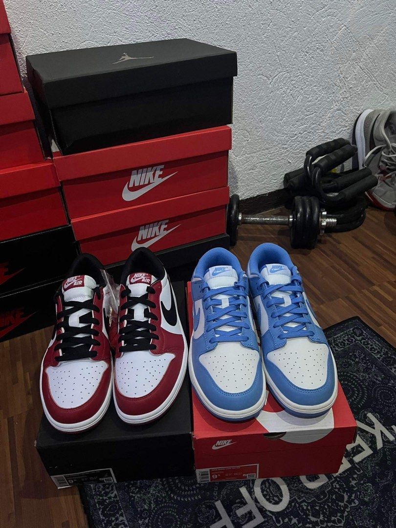 dunk low vs aj1 low
