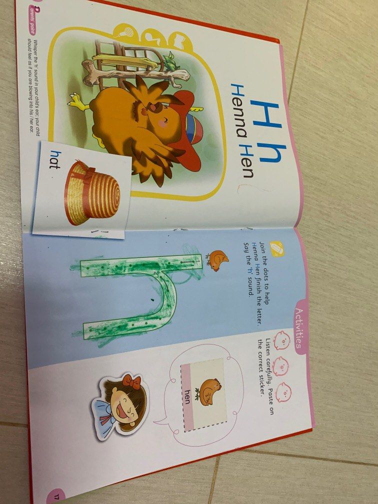 K1 textbook New Phonics for Kids 1, 興趣及遊戲, 書本 & 文具, 教科書 Carousell