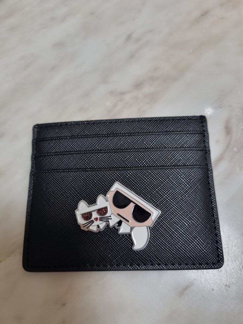 Karl Lagerfeld card holder, Women's Fashion, Bags & Wallets, Wallets