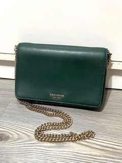 Kate Spade Spencer Chain Wallet Bag In Crystal Blue