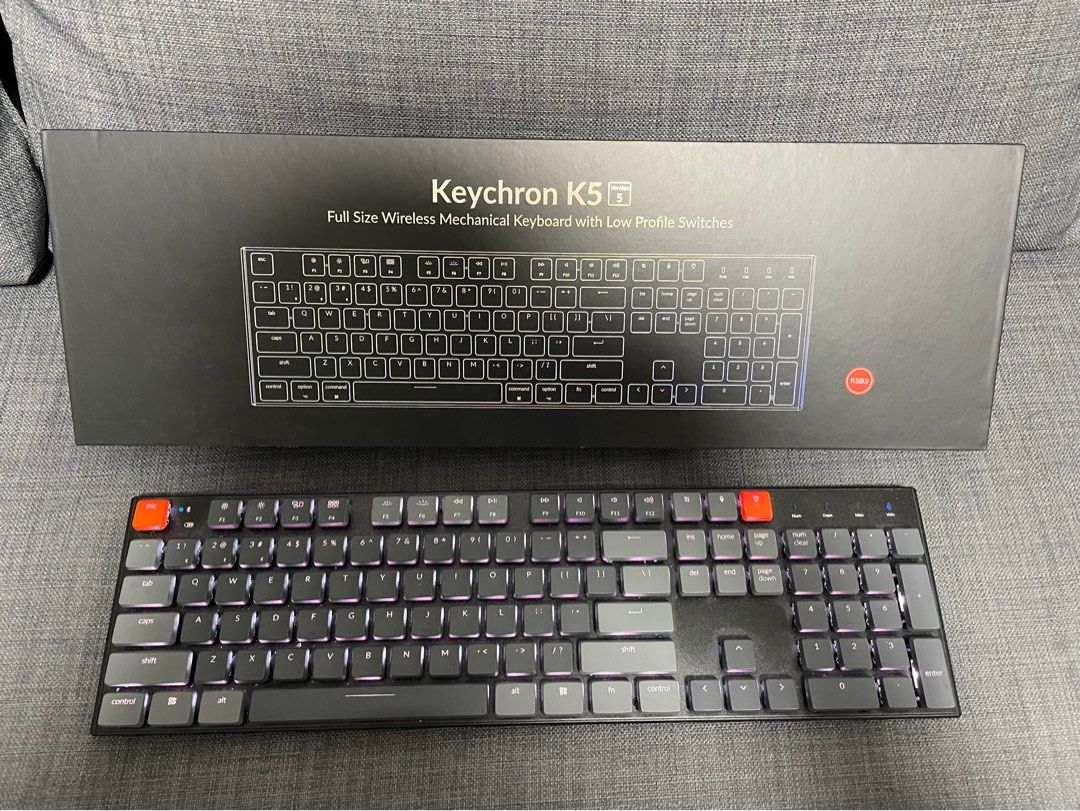 Keychron K5 Wireless Mechanical Keyboard 鍵盤茶軸104 key 二手齊件