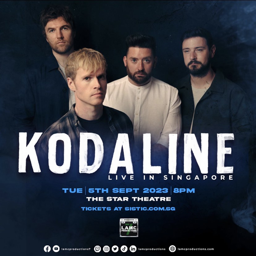 WTS Kodaline Live in Singapore, Tickets & Vouchers, Event Tickets on
