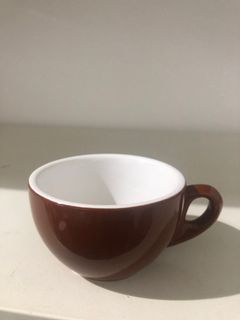 Large brown cup
