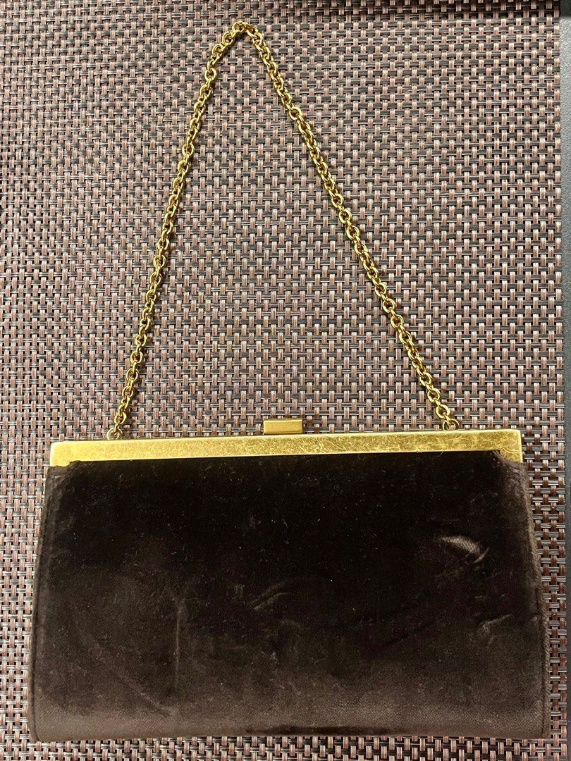Ralph lauren gold store purse
