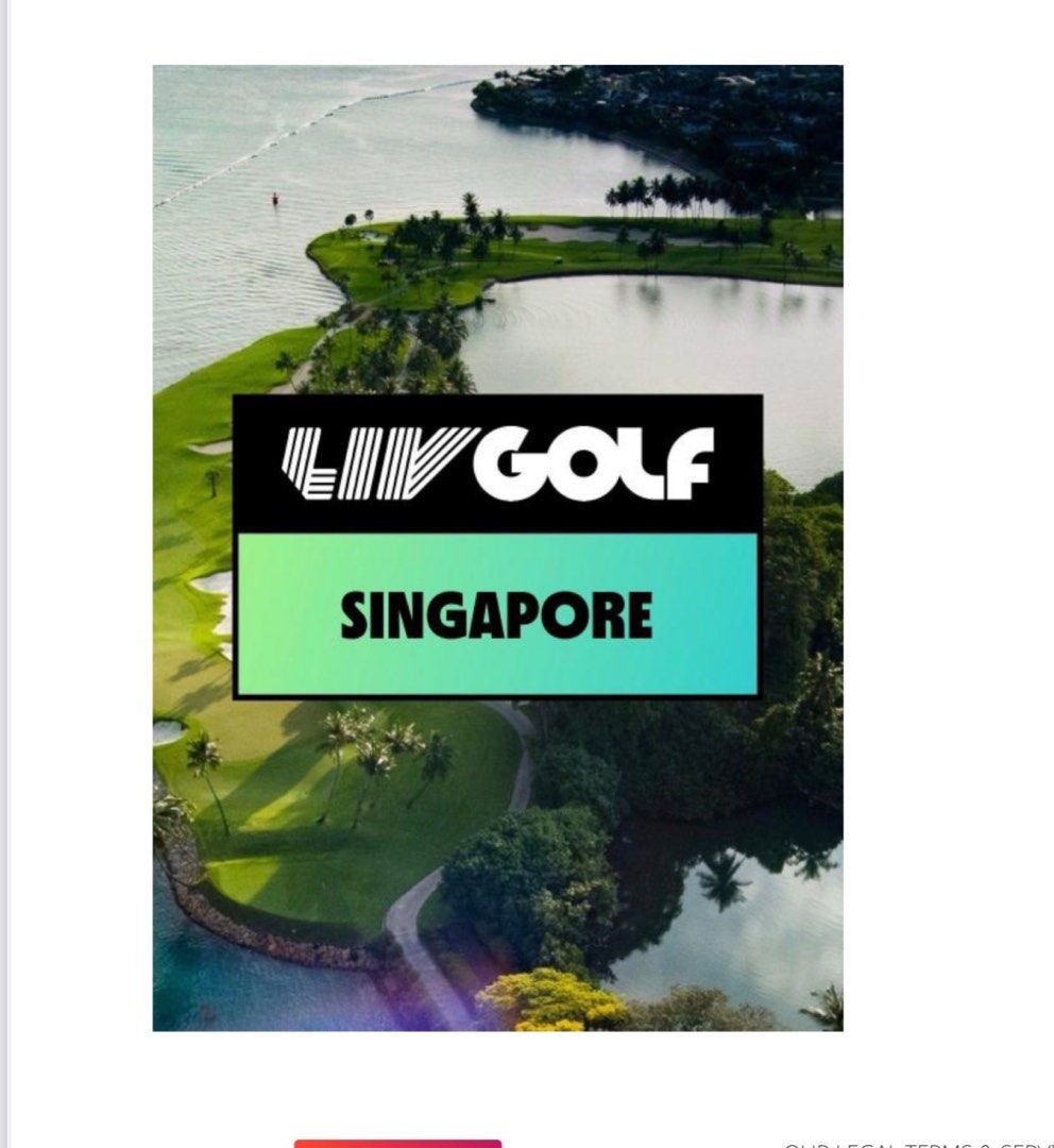 Liv Golf tickets, Tickets & Vouchers, Event Tickets on Carousell