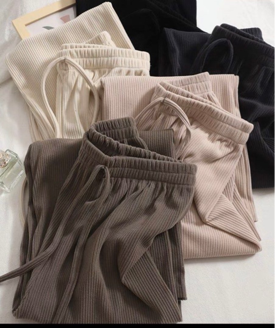Loose Mocha Pants, Women's Fashion, Bottoms, Other Bottoms on Carousell