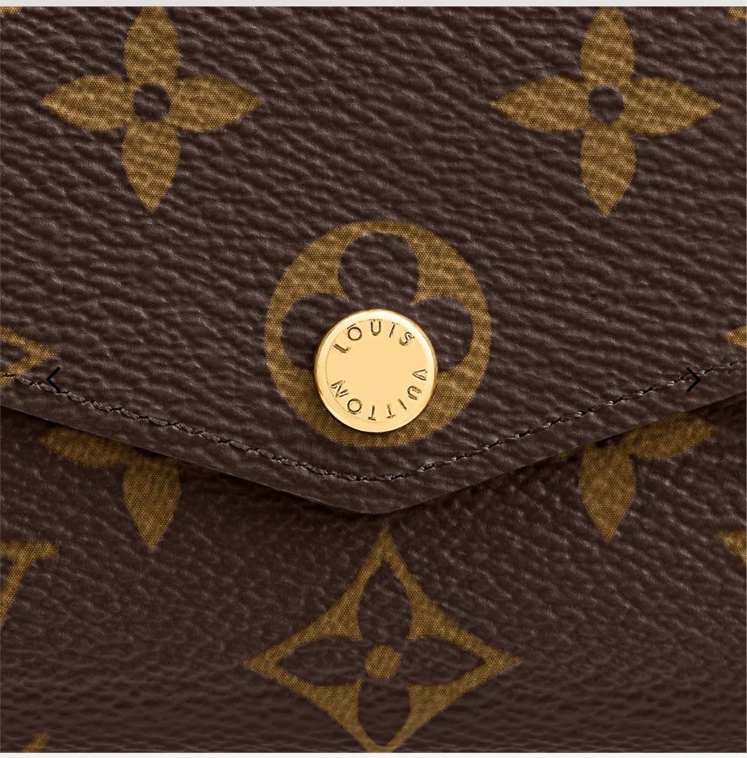 Louis Vuitton Brown Monogram Canvas Sarah GM Long Trim Wallet