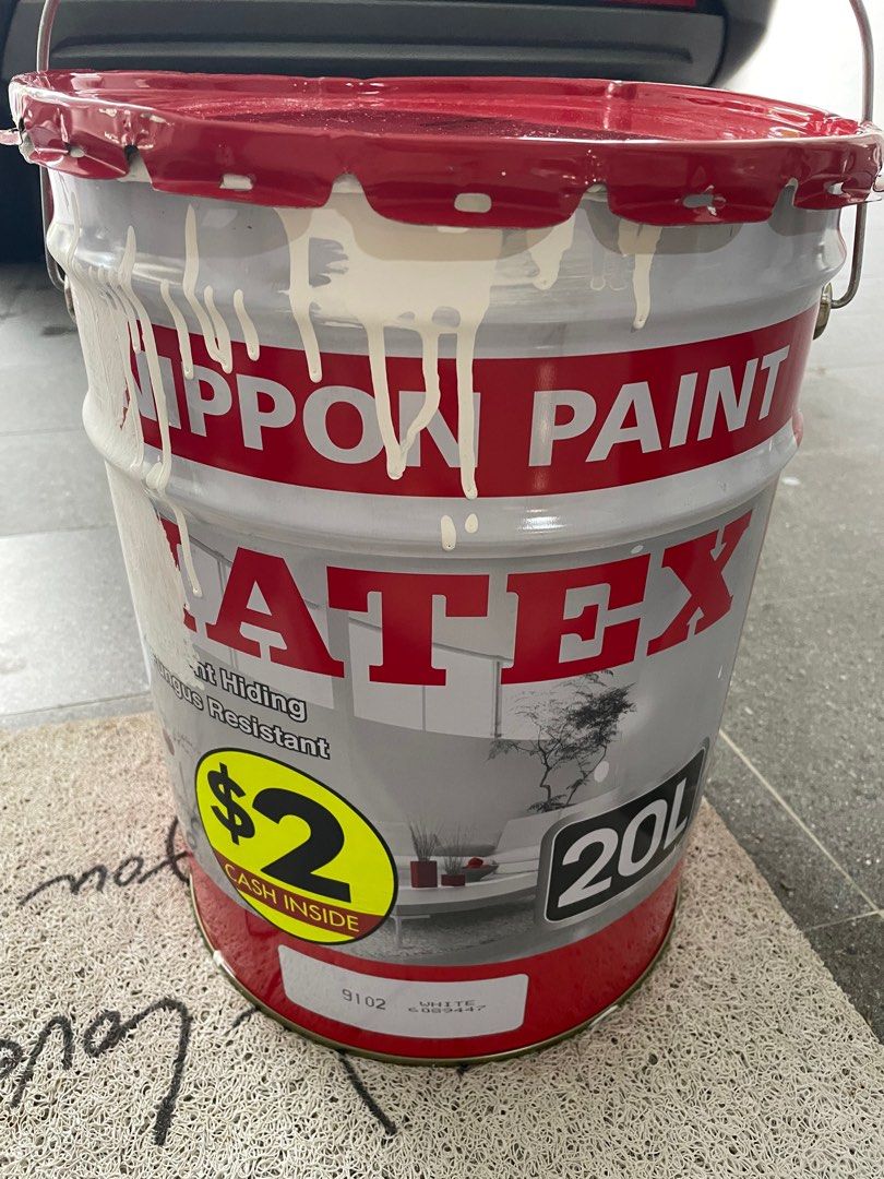 Matex paint half full (half of 20 litres), Furniture & Home Living