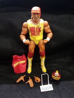 Mattel WWE Elite figure of Hulk Hogan Hulkamania Hulk Rules! WWE Elite Legends.