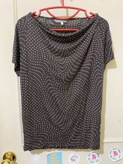 Max Mara 咖啡色點點上衣