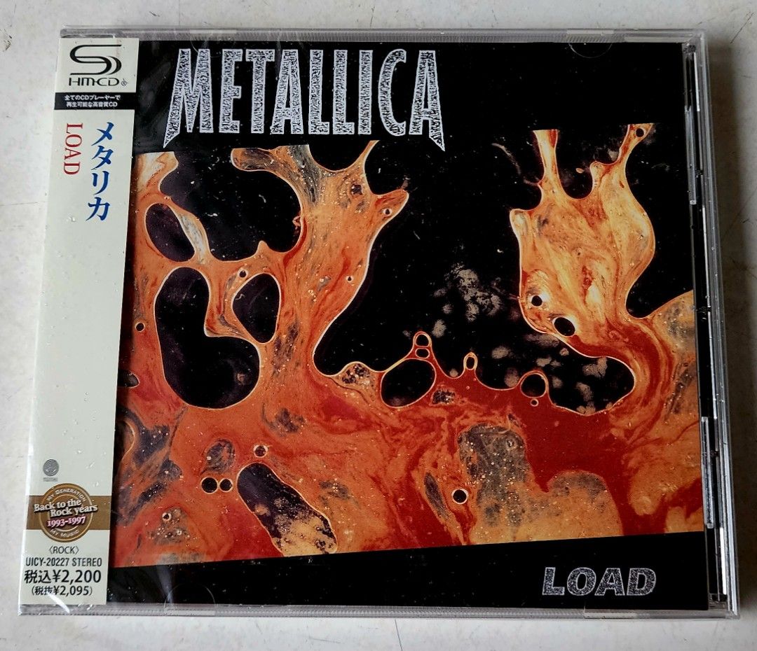 Metallica ~ Load ( SHMCD ) ( MADE IN JAPAN ) CD, Hobbies & Toys, Music ...