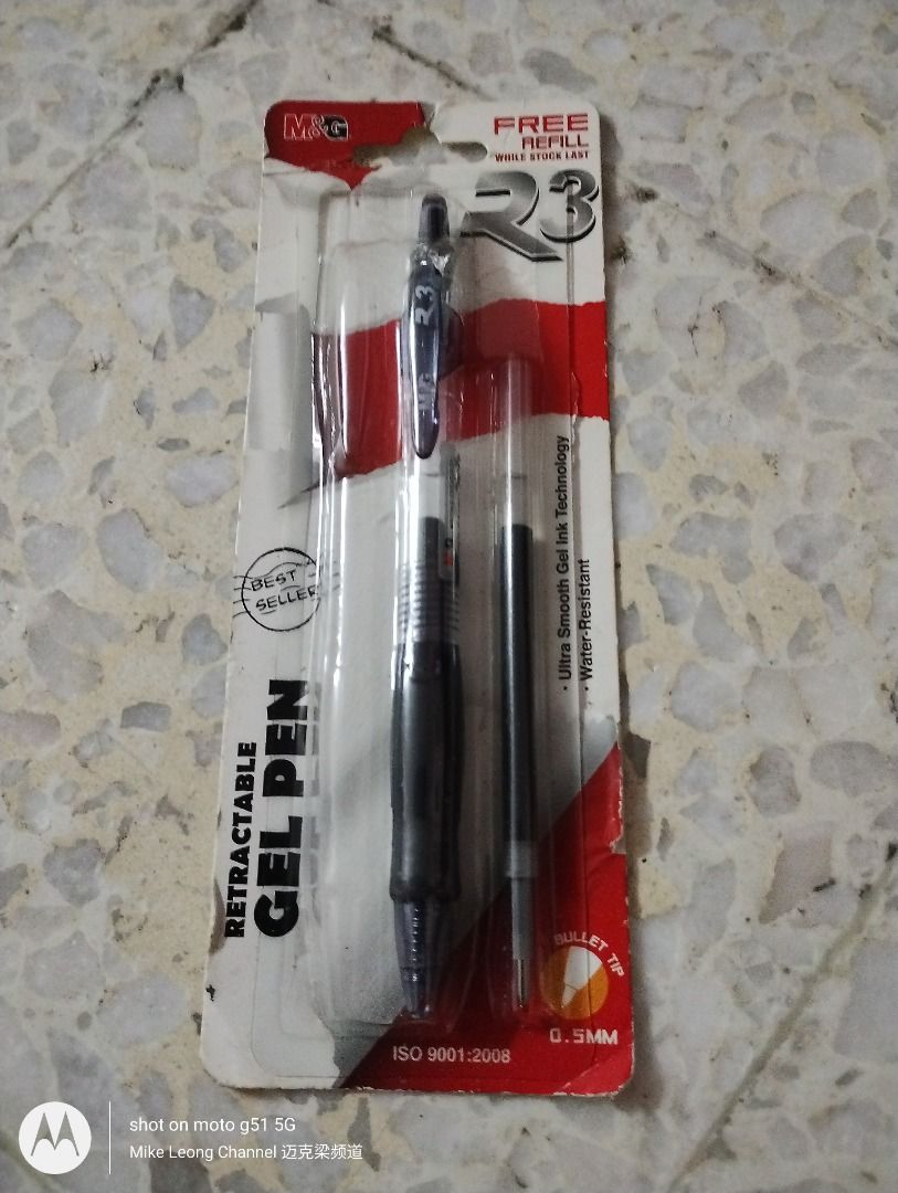 Gel Pens, 30 Pack Black Gel Pen Fine Point, Retractable Gel Ink Roll
