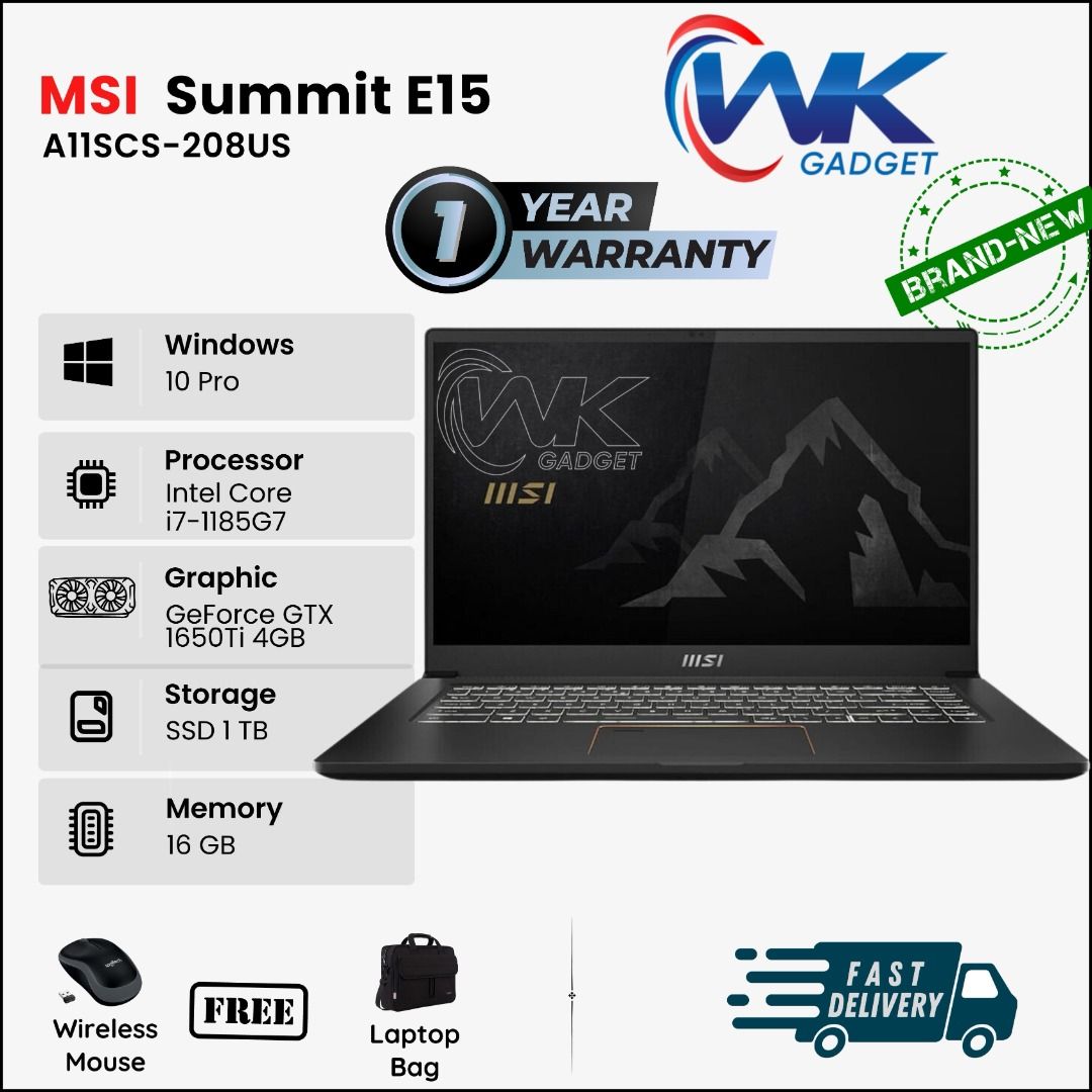 Msi 2024 summit e15
