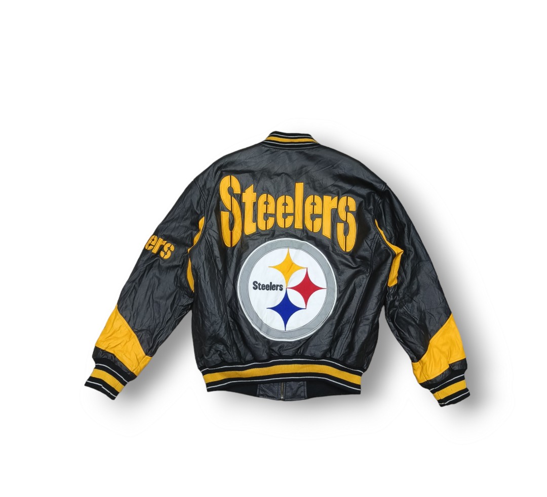 SPECIAL 90s NFL steelers LEATHER JACKET - アウター