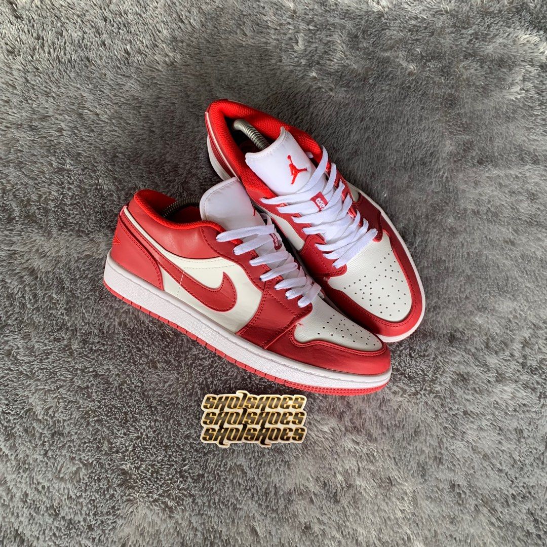 nike air jordan 1 low gym red
